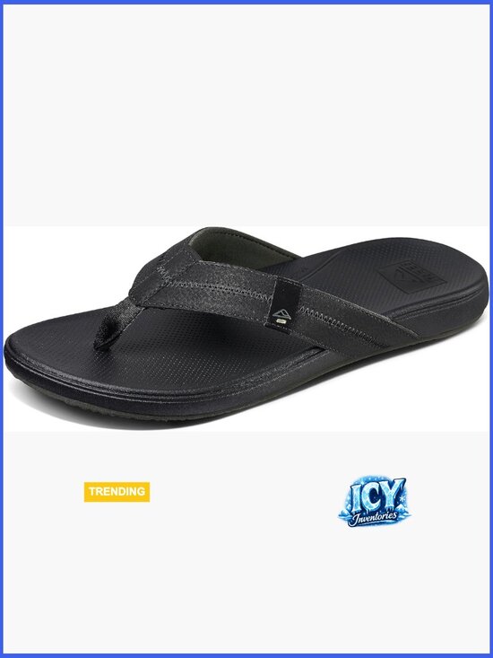 Men\'s Flip Flop Sandals with Ultra Soft Cushion Footbed, Ethylene Vinyl Acetate main image 4